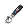 Leather Keychain Zinc Alloy Car Key Chain Ring Pendant Key Holder For BMW G01 G02 F22 F23 E46 E93 E39 G26 F01 F02 F06 Sticker cwsh87