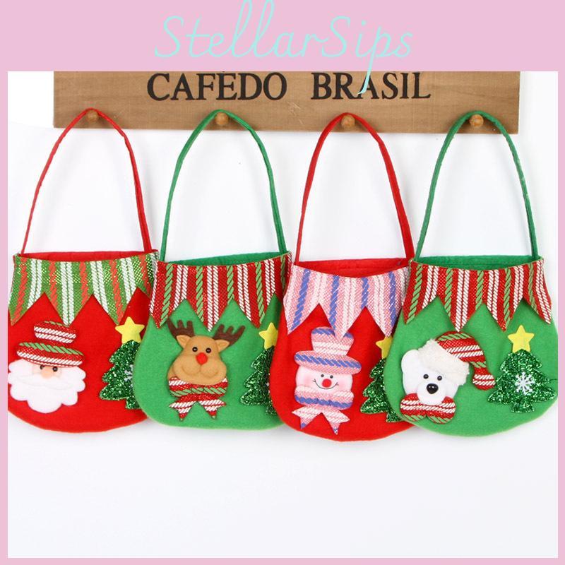 Christmas And Candy Gift Bags With Durable Non Woven Material For Events