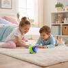 Tummy Time Luminous Snail Toy Green Brown Crawling Snail Toys Electric Snail Toy  For Kindergarden
