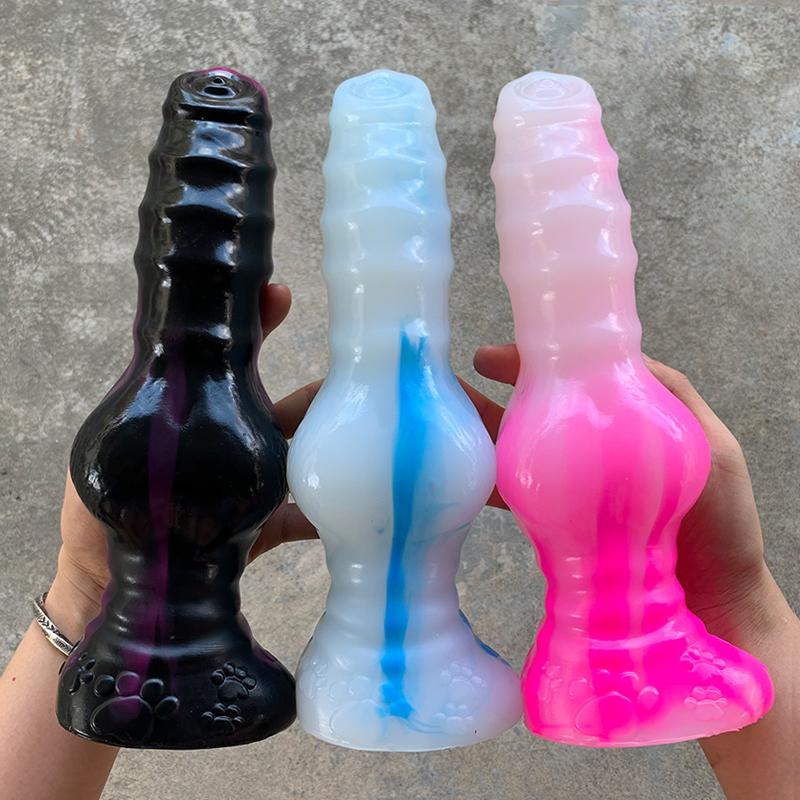 Ogromne Dildo Miękki Silikonowy Penis Zabawka dla Kobiet Kobiecy Masturbator Przyssawka Zabawki Analne