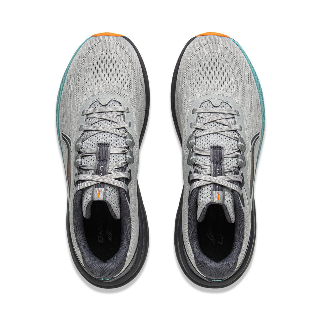 Li Ning Leisurely V2 Cushioning Slip Resistant Abrasion Resistant Breathable Low Top Rubber EVA Casual Sprint ARSV097-1