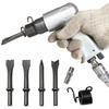 Durable Straight Type Air Hammer Powerful Handle 1/4" Industrial Shovel Hammer Handheld Rust Remover Head