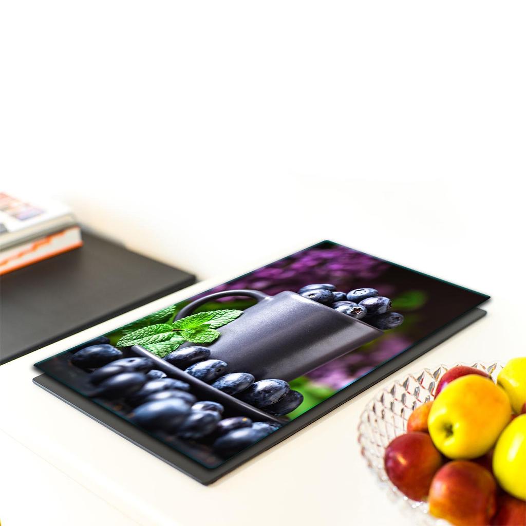 GLASS PLATE BOARD PANEL TABLETOP 40x52 FRUIT