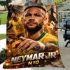 Football Player Printed Blanket Cozy Soft Throw For Bedroom Sofa Living Room Travel And Camping