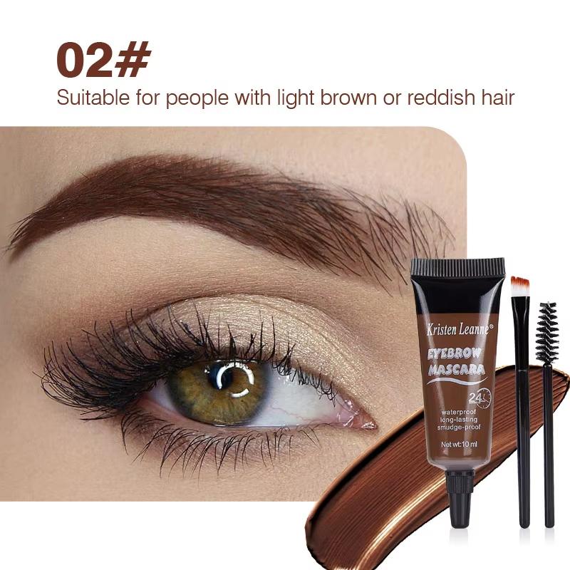 4 Colors Waterproof Shape Liquid Eyebrow Dye Natural Long Lasting Eyebrow Brow Gel Cream Makeup Color Cosmetic