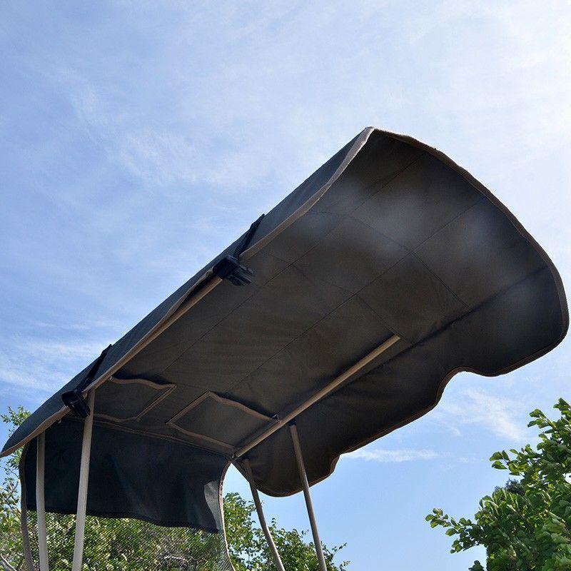 A1R Portable Outdoor Folding Chair with Sunshade - Perfect for Beach, Fishing, and Leisure Activities