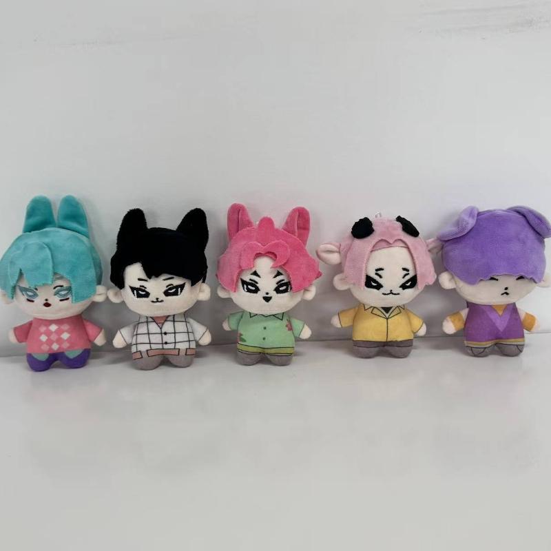 Popular New Cute Kpop Demon Hunters Series Plush Doll Cartoon Peripheral Stuffed Plush Soft Doll Children's Bedtime Toy Gifts