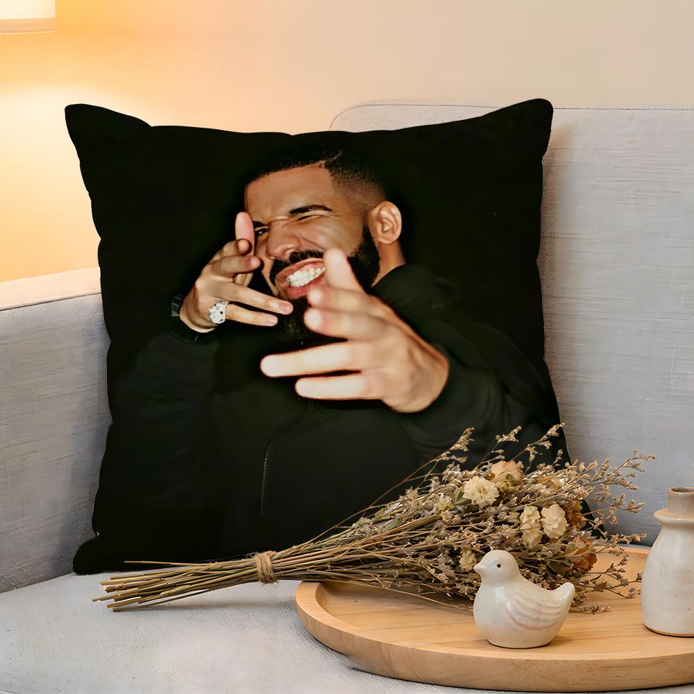 

Cushion Cover Linen SkinFriendly Soft Decorative Case for Sofa Home Decor Hot Cool Singer DDrake Pillow cover 30x30 cm