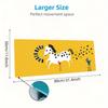 HorseNet Lace Solid Color Mouse Pad Large Gaming Table Cushion Non-slip Laptop Tablet Big Mousepad XXL Mat Mini PC Playmat With Lock edge