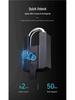 Großes wasserdichtes Bluetooth-Fingerabdruck-Vorhängeschloss für Gepäck, Schränke und Schubladen