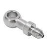 38in Brake Banjo Fitting 10mm Inner Diameter Stainless Steel Hose Line Adapter Leakage Prevention