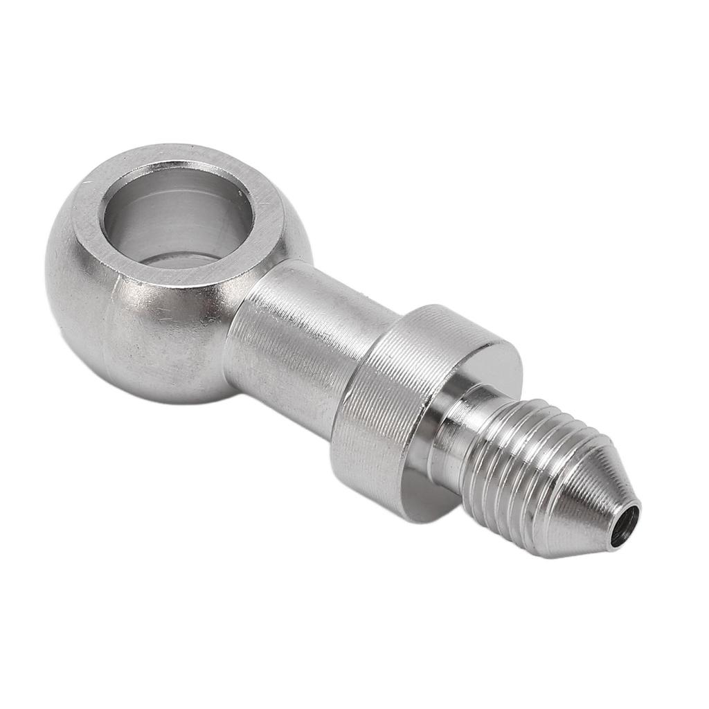 38in Brake Banjo Fitting 10mm Inner Diameter Stainless Steel Hose Line Adapter Leakage Prevention