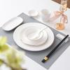 Zhishi New Chinese Gold Rim Ceramic Tableware