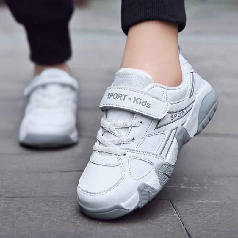 Boys Shoes Leather Surface Breathable Children's Casual Running Shoes Boys Sneakers Girls Sneakers