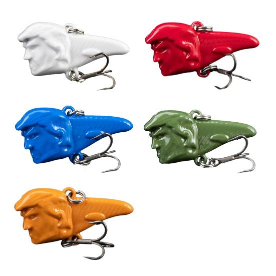 

5 шт. Рыболовные приманки Твердые приманки с тройным крючком Реалистичный вид Яркий цвет Искусственные маленькие твердые приманки Рыболовные снасти 5pcs