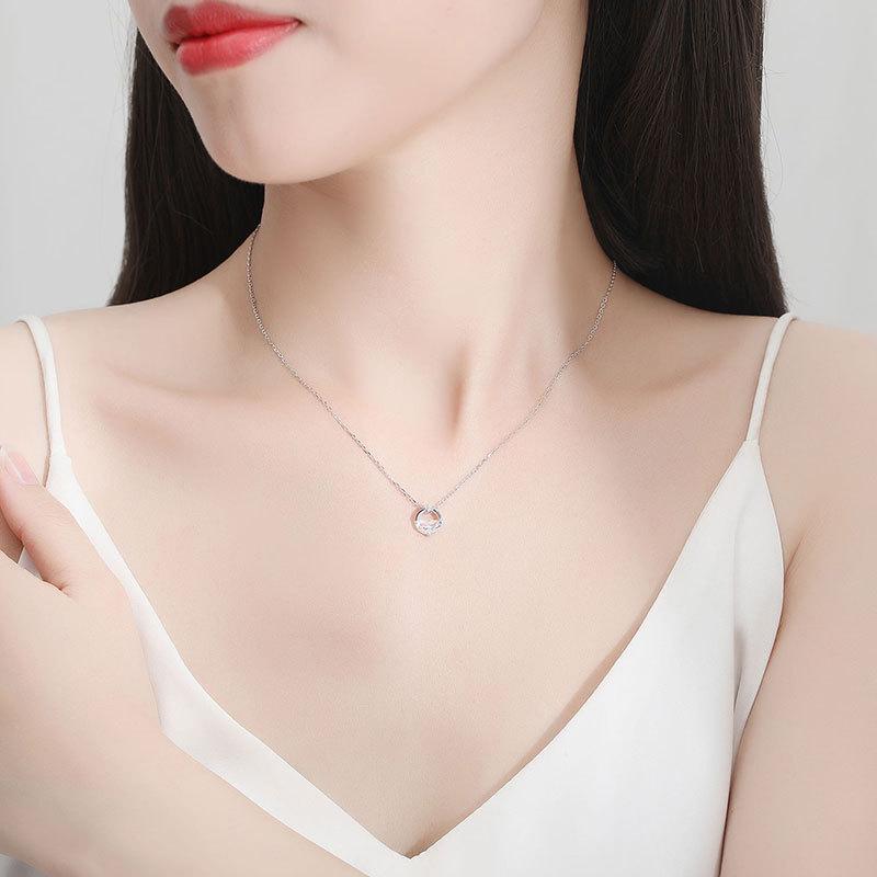 A Wall of Qingquan Necklace, Light Luxury Niche Design, Clavicle Chain Ins, Gentle and Simple Temperament