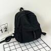 Handbag Corduroy Backpack Solid Color Student Book Bags Cute Small School Bags  Traveling