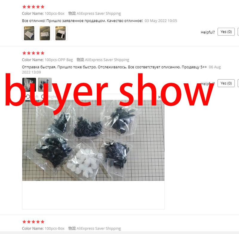 100pcs Mixed Auto Fastener Clip Car Body Push Retainer Pin Rivet Bumper Door Trim Panel Retainer Fastener Kit Car Accessories