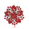 Vintage Flower Shape Brooch Pin Elegant Clothing Accessories Flower Brooch Gift for Women Girls Use