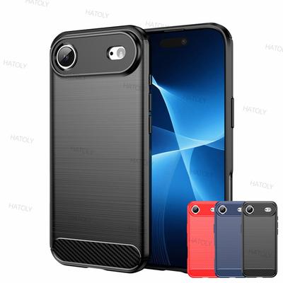 For iPhone 17 Air Case For Apple iPhone 17 Air iPhone 17 Pro Max Cover Shockproof Anti-Slip Brushed TPU Protective Phone Cover