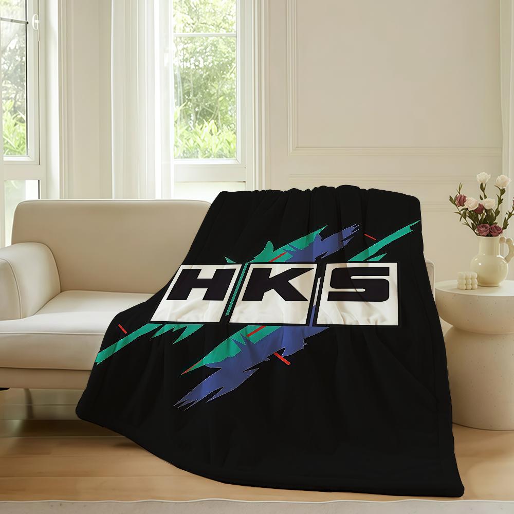 Fashion Print H HKS Blanket For Sofa Office Bed Plane Travel Sleep Read Relax Camping Soft And Warm