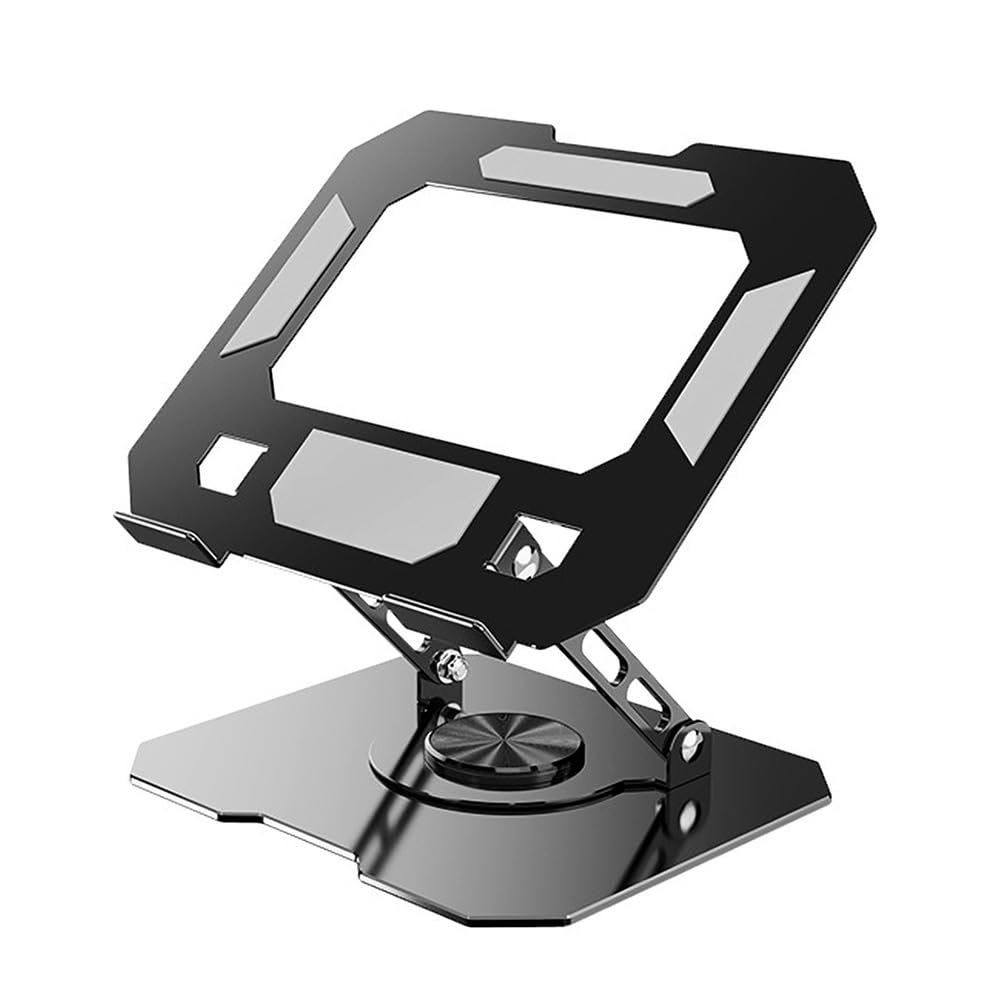 

HappyPlast Компьютер ПК 360 градусов Высота и угол Легко до 17 Для Подставка, Подставка, Вращение, Ноутбук, Складной, Регулировка, Поза, Ноутбук, ПК, чёрный