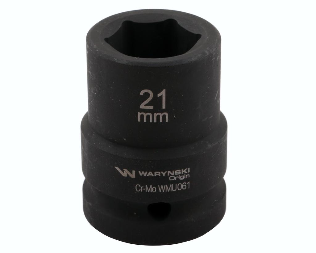 Hexagonal Impact Socket 3/4". 21 Mm. Crmo. Din 3129. Waryński
