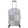 Children's 20" Horizontal Stripe Carry-on Suitcase with Universal Wheels and Combination Lock