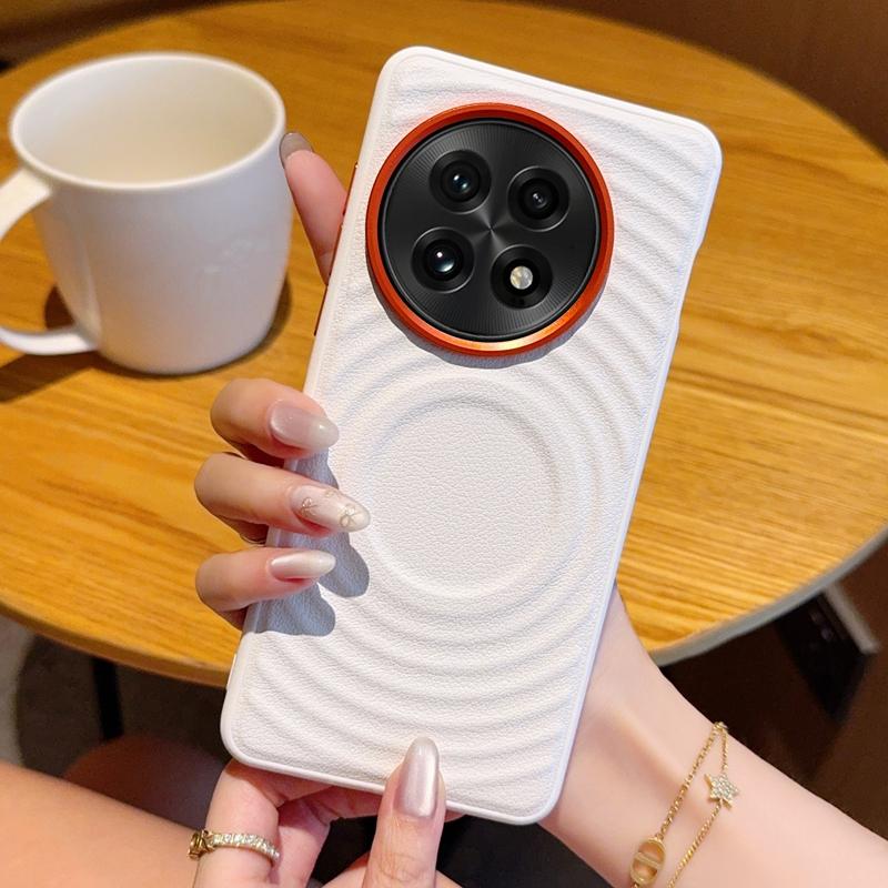 

For OnePlus 13 13T 13R Solid Color Corrugated Magnetic Dropproof and Fingerprint Resistant Phone Case For OnePlus 13T