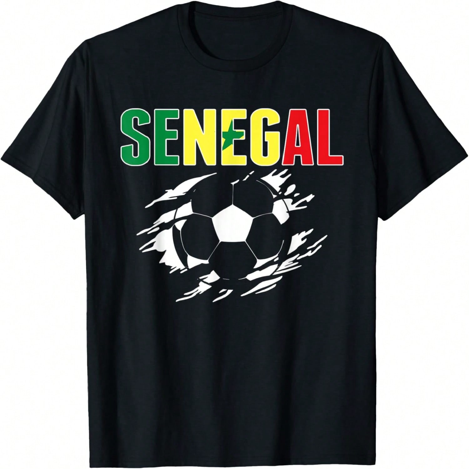 Senegal Soccer Lovers Jersey - Support Senegalese Football T-Shirt(1) S