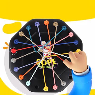 Rope Untangling Toy Puzzle Challenge Mind Brain Teaser Game Training Desktop
