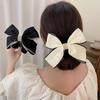 Women's Big Ribbon Floral Hair Clip