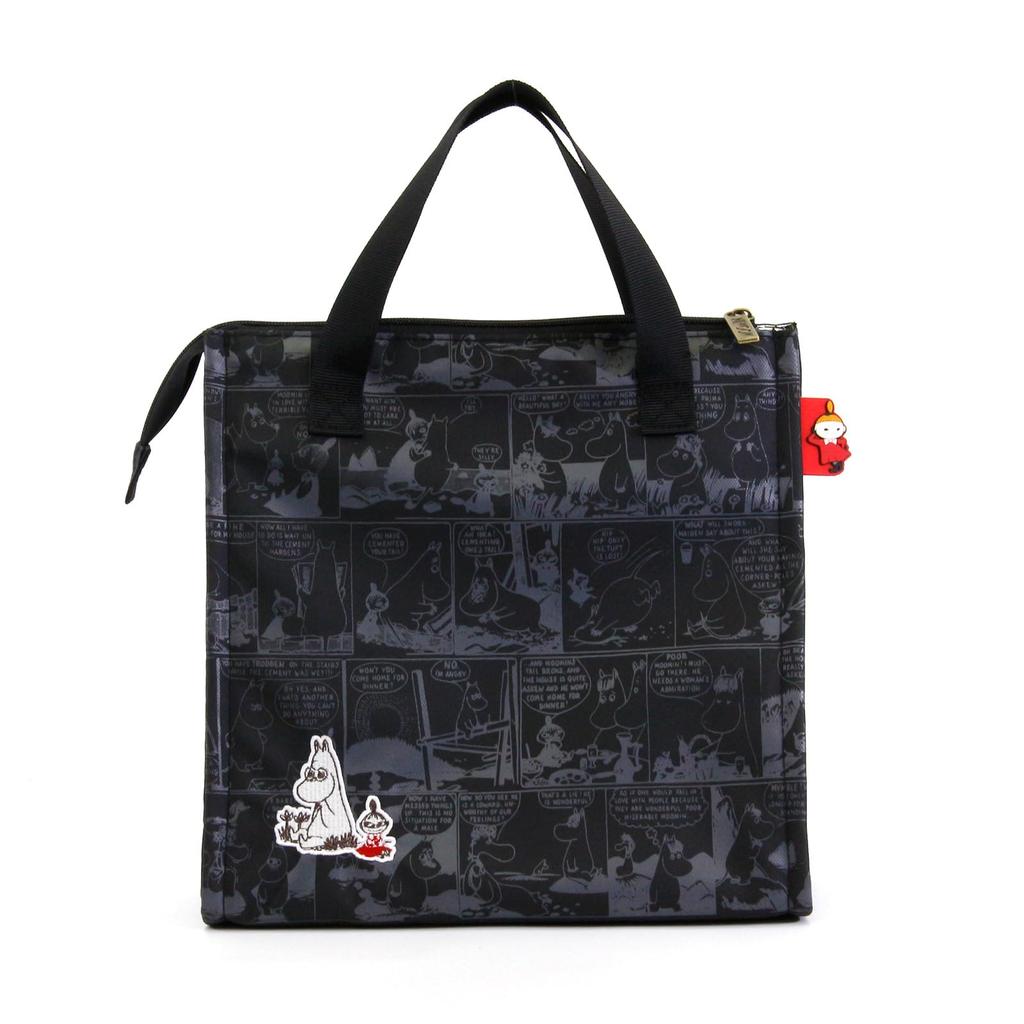 Sifre Moomin Insulated Lunch Bag/Tote Bag 6059 MC11. Comic Black