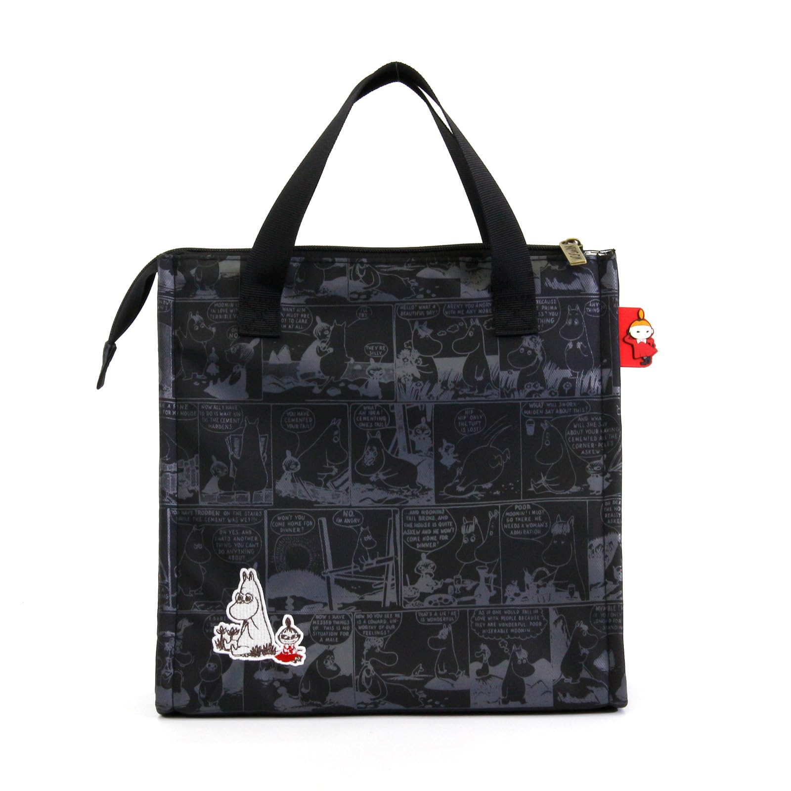 

Lunch Tote Insulated Lunch Comic Black [Sifre] Bag, Bag, MC11.