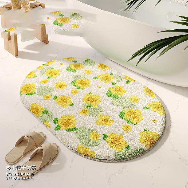 Entrance Floor Mat Bathroom Floor Mat Anti Slip Quick Drying Floor Mat Bathroom Anti Slip Mat