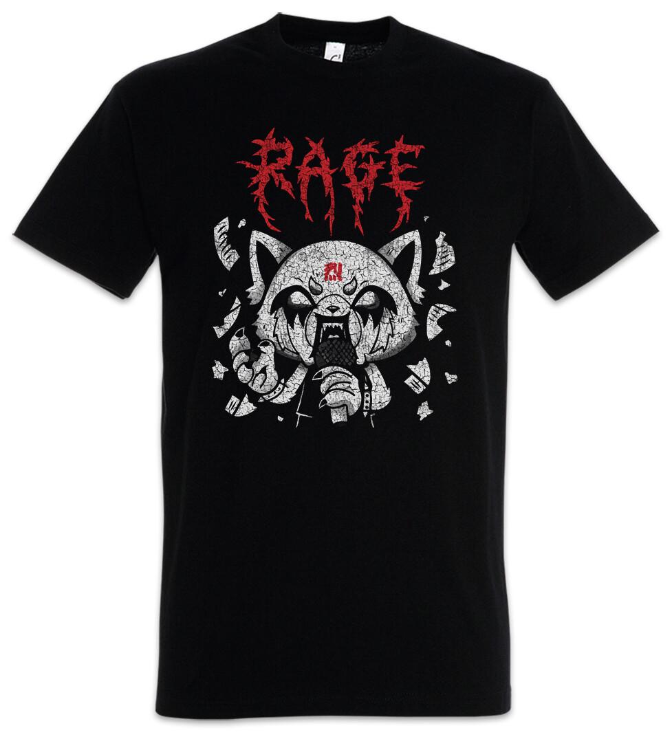 A Rage Mens T-Shirt Mens Womens Tees Top Yeti Aggretsuko Fun Heavy Music DJ Metal MC Rap Electro S