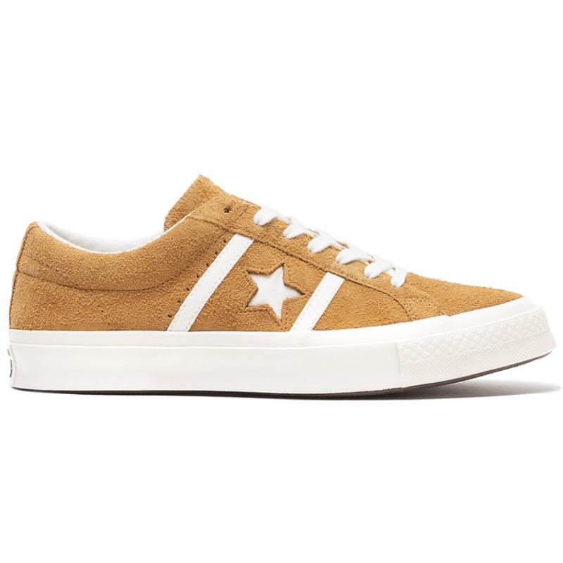 Converse One Star Suede Trendy Comfortable Low-Top Canvas Shoes Unisex Wheat Yellow