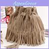 Pu Water Bucket Bag With Tassel For Daily Casual Use