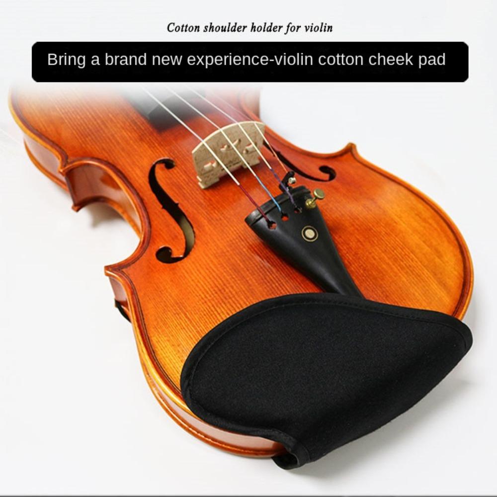 Schutz Geige Schulterstütze Pad Baumwolle Fiddle Weiche Baumwollhülle Geige Kinnhalter Pad 4/4 Geige