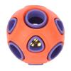 Dog Toy Ball Bite Resistant Durable Rubber Interactive Pet Food Dispensing Toy Ball with Bell Sound
