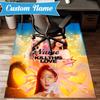 Custom Name Kpop Group Fashion Rug for Living Room, Game Rooms, Office, Bedroom, Floor Mat Playful Design, fan gifts Christmas decor