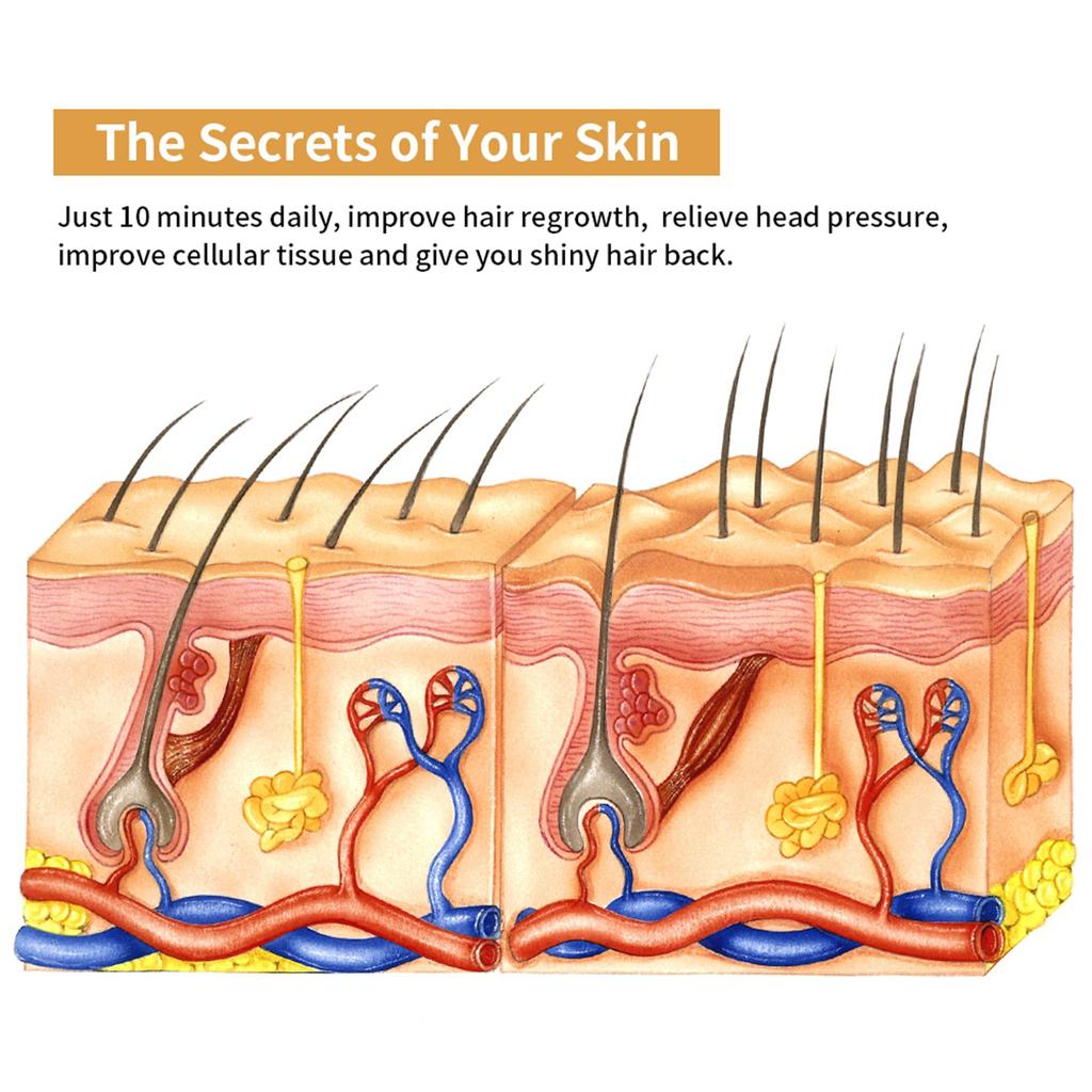 Laser Hair Growth Comb Anti Hair Loss Massager Hair Regrowth Comb Brush