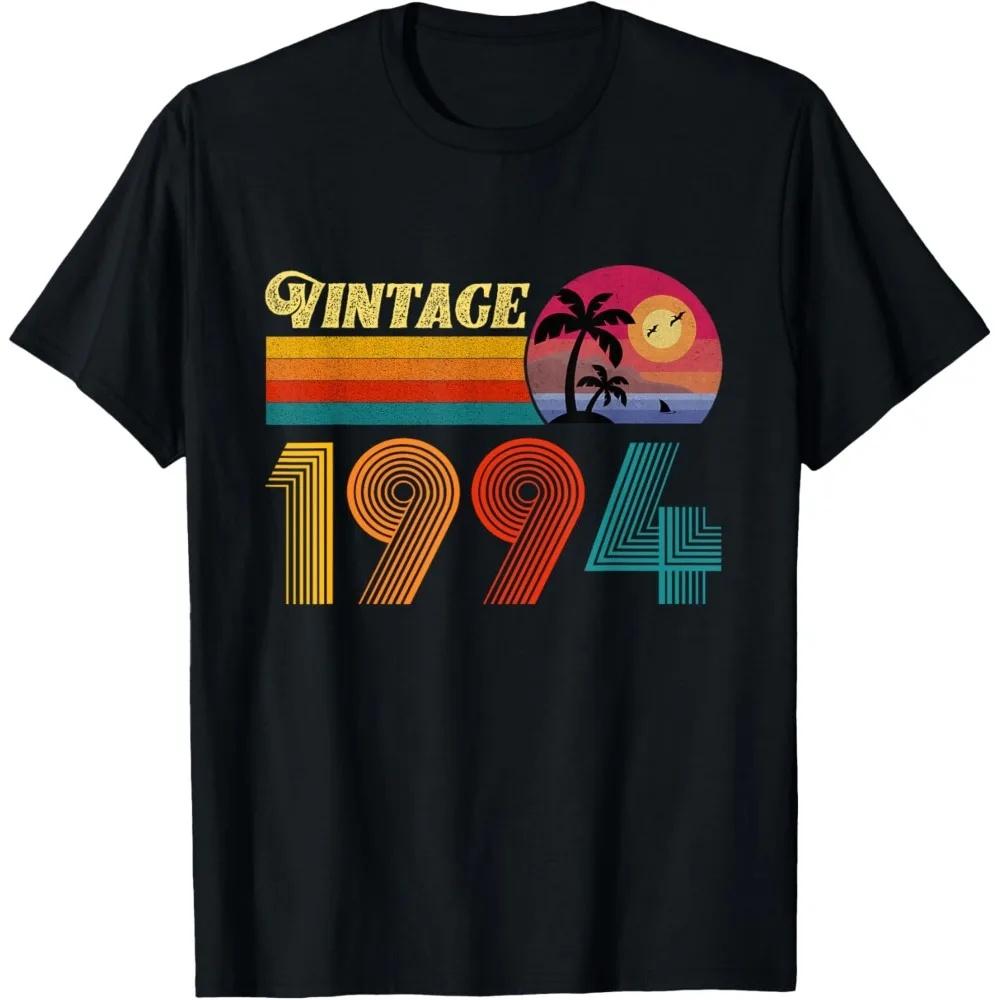 31th Birthday Gift 31 Years Old Men Women Retro Vintage 1994 T-Shirt Short-sleeve O-neck Classic Pattern High Quality Cotton Tee