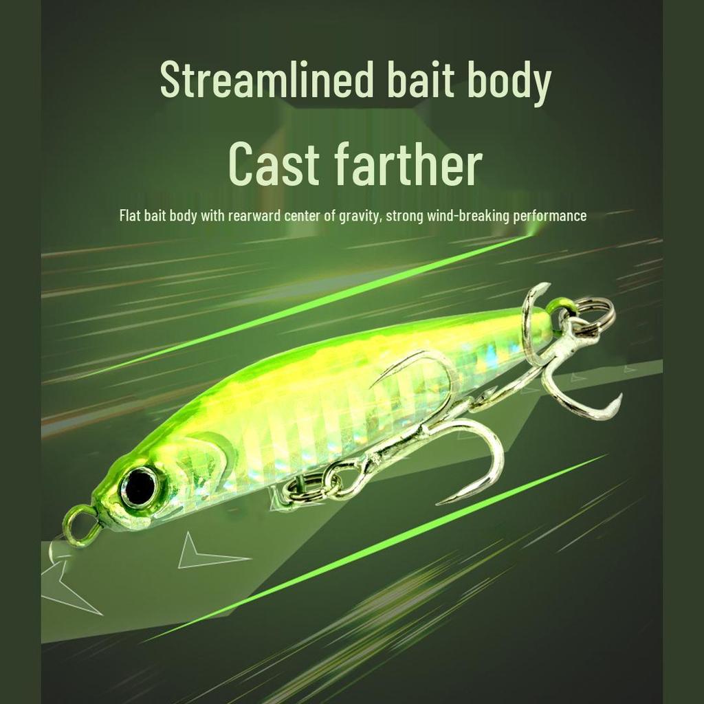 One Float Iron Plate Fishing Lure – Metal Sequins Long Cast Bionic Fake Bait.