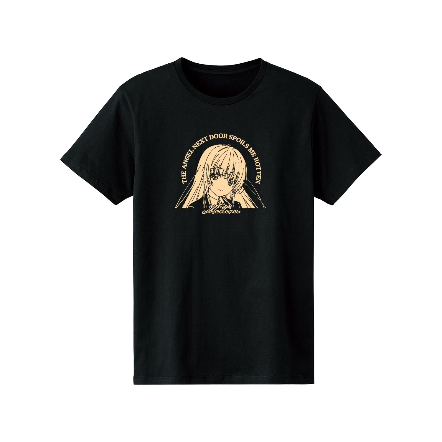 

TV anime My Neighbor s Angel Has Turned Me Into a Useless Person Without Me Noticing Shiina Mahiru College T-shirt Women s Size Small