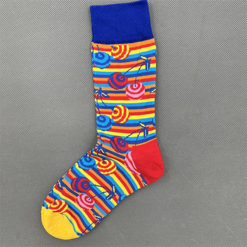Happy Socks Women's Unisex Combed Cotton Sock Cherry Strawberry