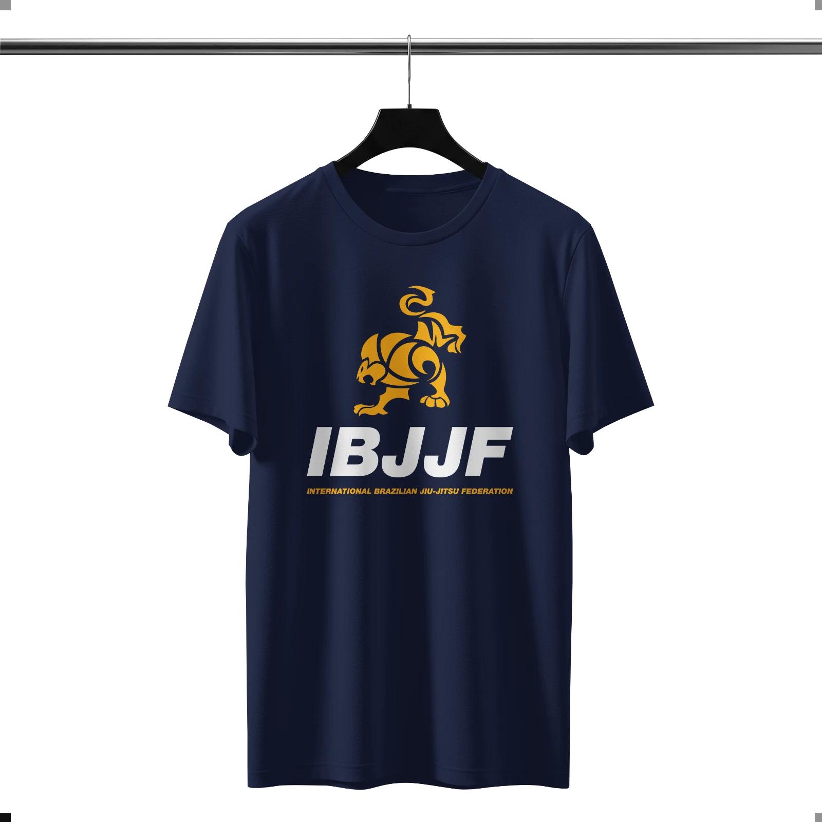 IBJJF International Brazilian Jiu Jits Logo funny T-Shirt Size S-5XL Made in USA XXXXL