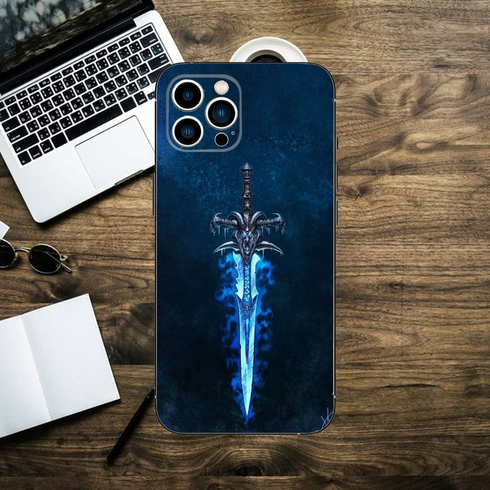 W-World Of W-Warcraft Phone Case For iPhone 16,15,14,13,12,11,XS,XR,X,8,7,Pro,Max,Plus,mini Silicone Black Cover