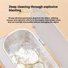 Mini Ultrasonic Household Cleaner High-Frequency Vibration Tool for Glasses Jewelry Tableware Deep Cleaning