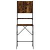 Vidaxl Washing Machine Cabinet, Smoked Oak, 68X48.5X194 Cm